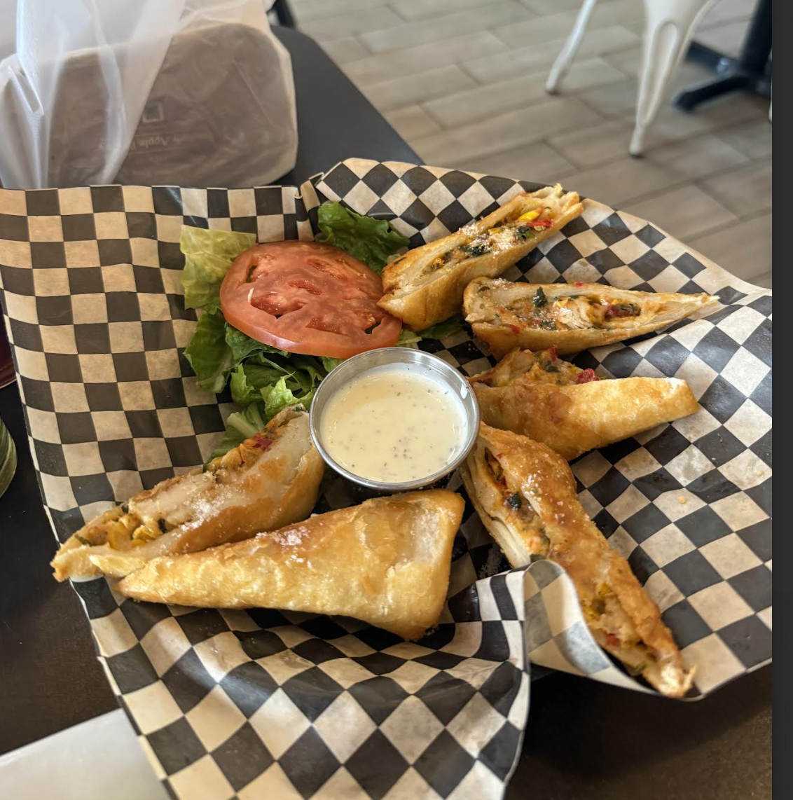 Signature entree at The Bistro